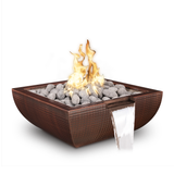 The Outdoor Plus Avalon Hammered Copper Fire & Water Bowl plus Free Cover