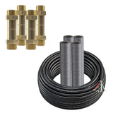 MRCOOL DIYCOUPLER-38 + DIYCOUPLER-58 (Two Sets) with 75 Ft Communication Wire | Mini Split Line Set