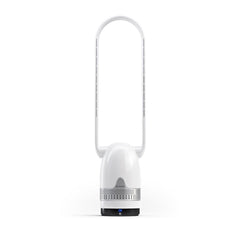 MRCOOL MrBreeze Silver Oval Bladeless Fan and Air Purifier