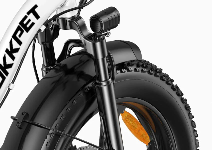 MUKKPET GL 48V/15AH 500W(750W Peak) All-Terrain Low Step Folding Fat Tire Electric Bike