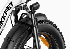 MUKKPET GL 48V/15AH 500W(750W Peak) All-Terrain Low Step Folding Fat Tire Electric Bike