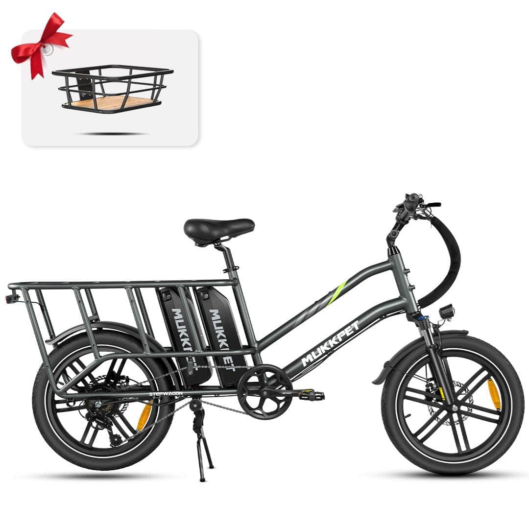 Mukkpet Stepwagon Dual-Battery Cargo E-Bike 750W
