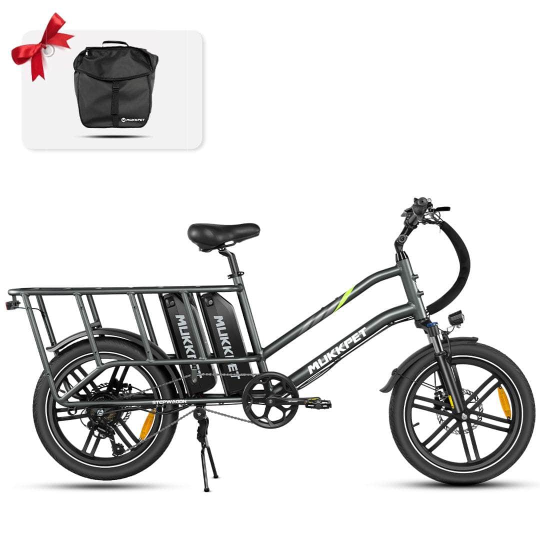 Mukkpet Stepwagon Dual-Battery Cargo E-Bike 750W