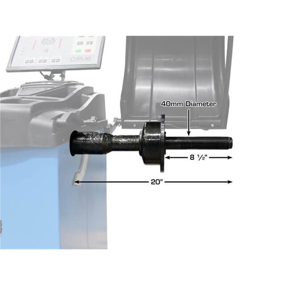 Atlas WB49-2 Premium 2D Computer Wheel Balancer