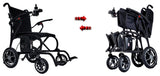 Helium 26 lbs Carbon Fiber Foldable Power Wheelchair