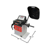 Atlas Platinum PWB50 Premium 2D Computer Wheel Balancer