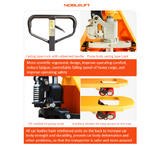 NobleLift Standard Duty Pallet Jack 5500 lbs Capacity 27''x48'' Forks