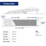 Portable Loading Dock Ramps Yard Ramp - 26,500 lb. Capacity