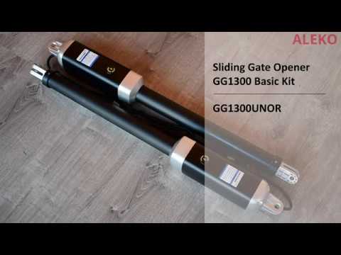Aleko Dual Swing Gate Operator - GG1700/AS1700 AC/DC - Starter Kit