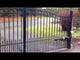 Aleko Automated Steel Dual Swing Driveway Gate and Gate Opener Complete Kit – LONDON Style – 12 x 6 Feet - ETL Listed