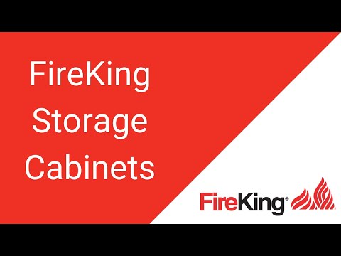 FireKing 44" High 2-Shelf Fireproof Storage Cabinet