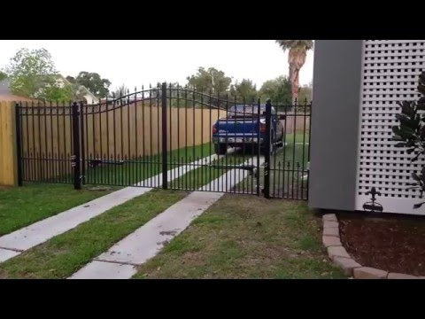 Aleko Dual Swing Gate Operator - AS1200 AC/DC - Starter Kit