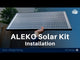 Aleko Chain-Driven Sliding Gate Opener – AC1100 60W Solar Kit