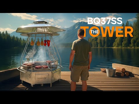 Argentine Stainless Steel BBQ Grill TAGWOOD BBQ37SS with 2 Clamp Grills