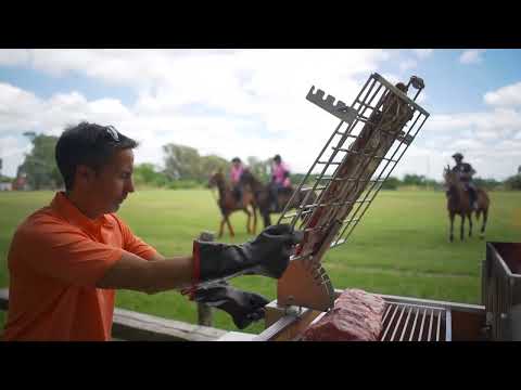 Argentine Clamp Grill with Firebox Tagwood BBQ33SS