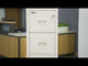 FireKing Turtle 2-Drawer 22" Deep 1-Hour Rated Fireproof File Cabinet, Letter & Legal