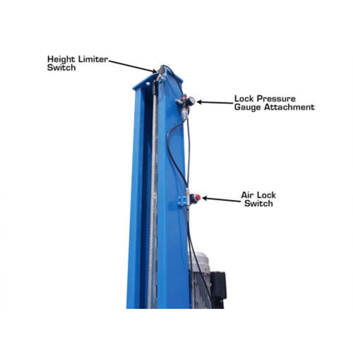 Atlas 412A Alignment 4 Post Lift + RJ6 Rolling Jacks Combo