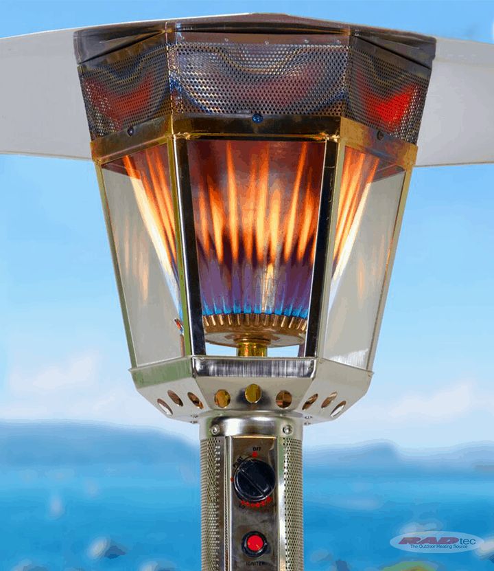 RADtec Real Flame Heater Antique Bronze - RF2-MT-ANT-BRZ