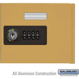 Replacement Door with Resettable Combination Lock - Standard A Size - for Cell Phone Locker - Aluminum by Salsbury