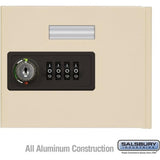 Replacement Door with Resettable Combination Lock - Standard A Size - for Cell Phone Locker - Aluminum by Salsbury