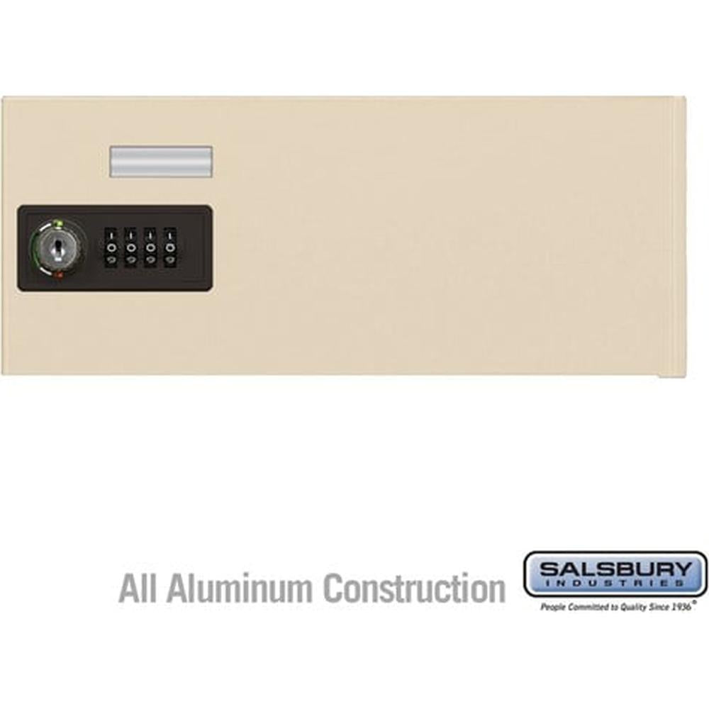 Replacement Door with Resettable Combination Lock - Standard B Size - for Cell Phone Locker - Aluminum by Salsbury