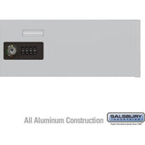 Replacement Door with Resettable Combination Lock - Standard B Size - for Cell Phone Locker - Aluminum by Salsbury