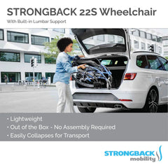 STRONGBACK 22S Wheelchair | Lightweight And Comfortable