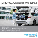 STRONGBACK 24 Flip Wheelchair | Compact And Versatile