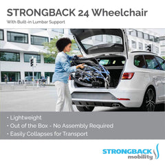 STRONGBACK 24 Wheelchair | Lightweight And Ergonomic Design