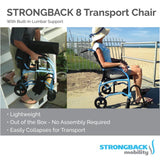 STRONGBACK 8 Transport Wheelchair