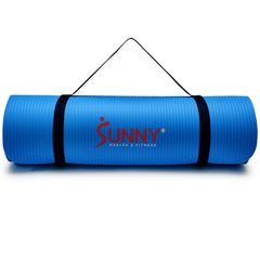 Sunny Health & Fitness Premium 1/2-Inch Extra Thick Exercise Yoga Mat