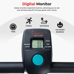 Sunny Health & Fitness Manual Walking Treadmill