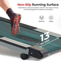 Sunny Health & Fitness Manual Walking Treadmill