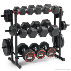 Sunny Health & Fitness Sunny Strength™ 3-Tier Weight Storage Rack