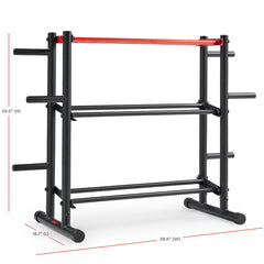 Sunny Health & Fitness Sunny Strength™ 3-Tier Weight Storage Rack