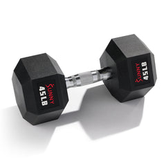 Sunny Health & Fitness Premium Hex Style Dumbbells 5 - 50 LBS | Sunny Strength™