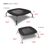 Sunny Health & Fitness Premium Indoor & Outdoor Exercise Trampoline