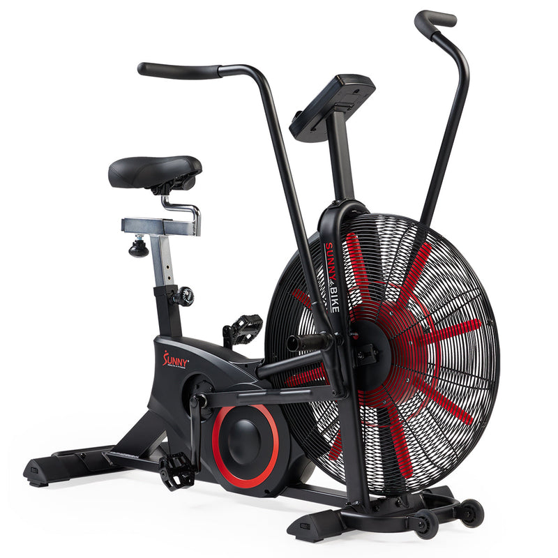 Sunny Health & Fitness Tornado Smart Advanced Air Resistance Exercise Bike