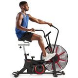 Sunny Health & Fitness Tornado Smart Advanced Air Resistance Exercise Bike