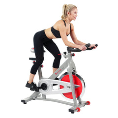 Sunny Health & Fitness 40 lb Flywheel Chain Drive Pro Indoor Cycling Exercise Bike