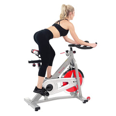 Sunny Health & Fitness 40 lb Flywheel Chain Drive Pro Indoor Cycling Exercise Bike