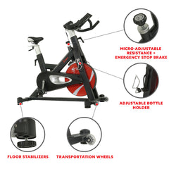 Sunny Health & Fitness Evolution Pro II Magnetic Indoor Cycle Exercise Bike