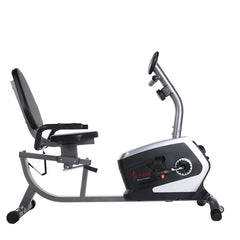 Sunny Health & Fitness Magnetic Recumbent Exercise Bike, 300 lb Capacity & Adjustable Seat