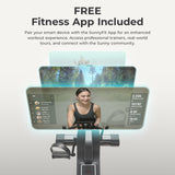 Sunny Health & Fitness Smart Low-profile Motorized Mini Exercise Bike