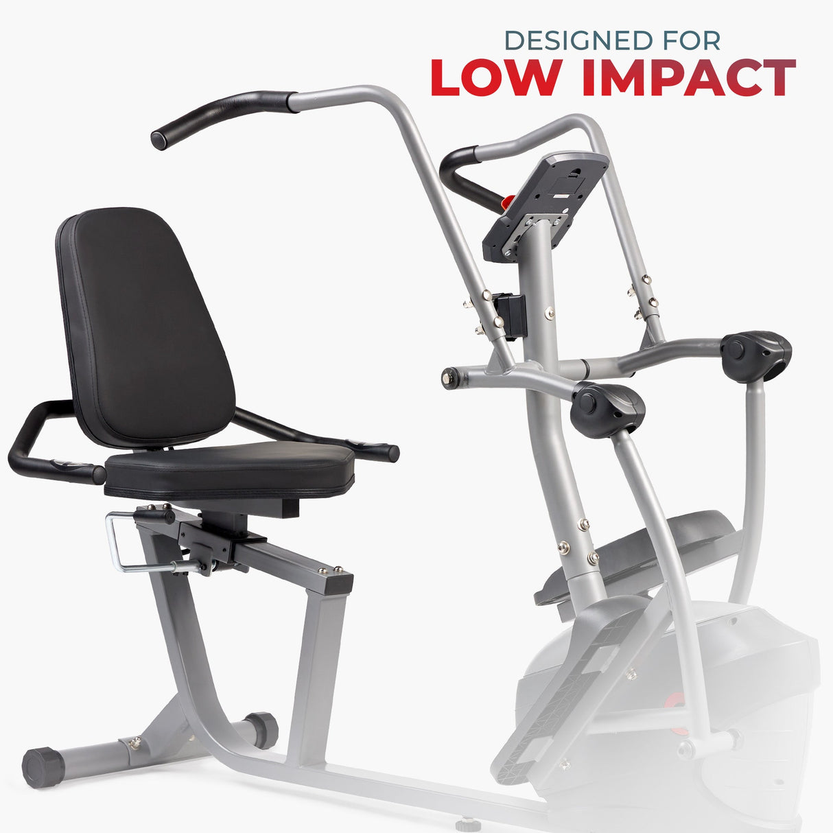 Sunny Health & Fitness Performance Smart Magnetic Recumbent Elliptical Cross Trainer