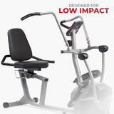 Sunny Health & Fitness Performance Smart Magnetic Recumbent Elliptical Cross Trainer