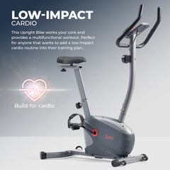 Sunny Health & Fitness Performance Smart Upright Exercise Bike