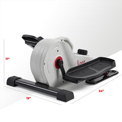 Sunny Health & Fitness Magnetic Under Desk Elliptical Peddler Exerciser