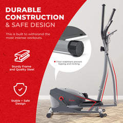 Sunny Health & Fitness Performance Interactive Series Elliptical