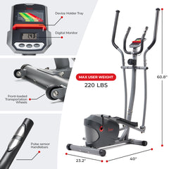 Sunny Health & Fitness Performance Interactive Series Elliptical